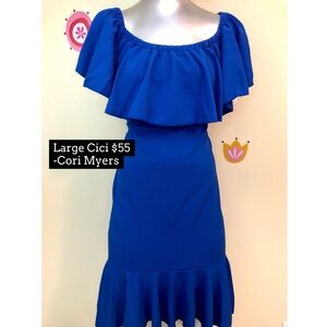 Ruffle Top Dress NWT